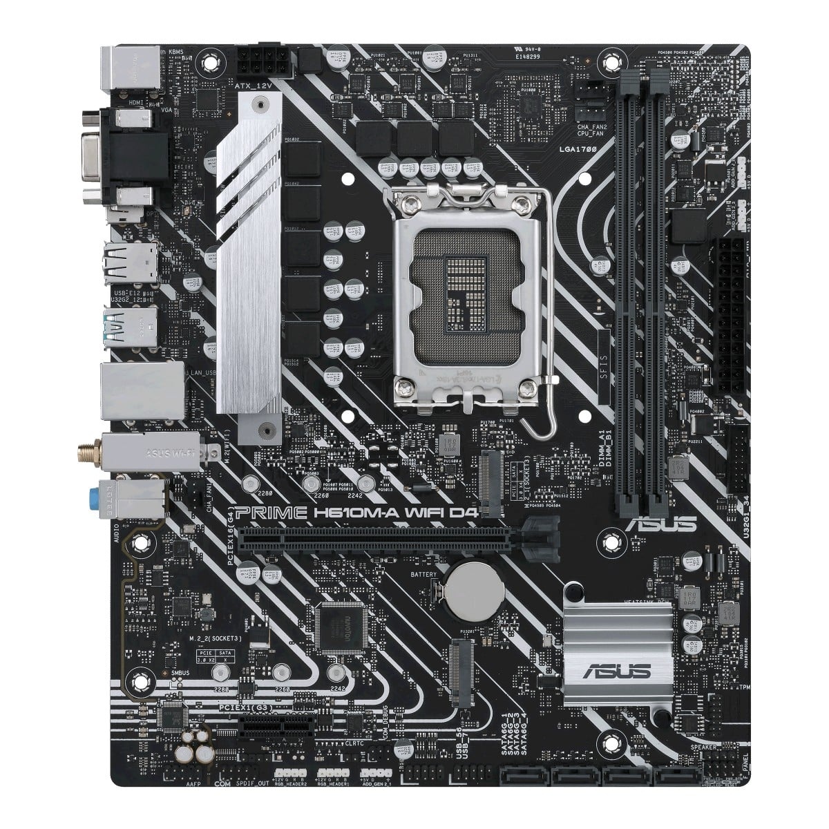 ASUS ASUS PRIME H610M-A WIFI D4 Intel H610 LGA 1700 micro ATX - COMPONENTI | TecnoCARE.net Sabaudia, Latina, Terracina, San Felice Circeo e Pontinia