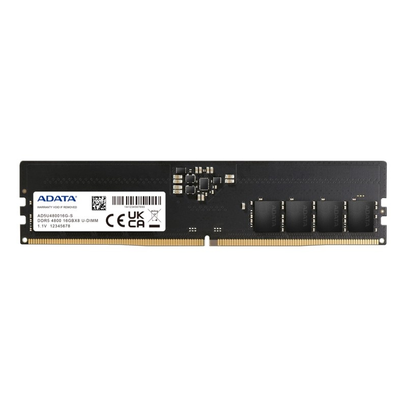 ADATA ADATA RAM DIMM 16GB DDR5 4800MHZ UDIMM - MEMORIE RAM | TecnoCARE.net Sabaudia, Latina, Terracina, San Felice Circeo e Pontinia
