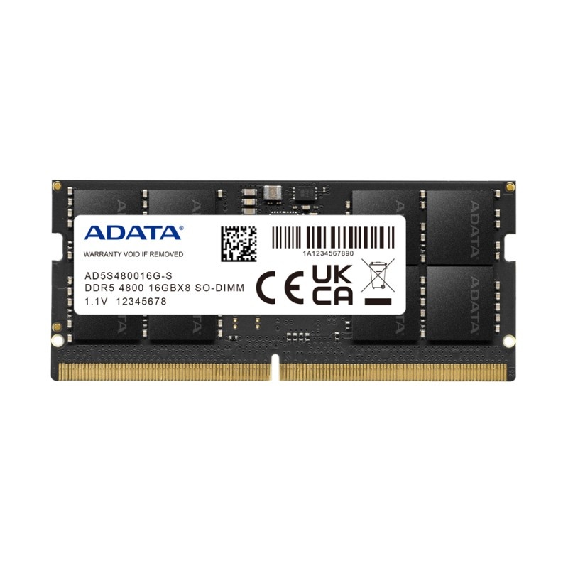 ADATA Modulo di memoria ADATA Premier 16 GB 1 x 16 GB DDR5 ECC - COMPONENTI | TecnoCARE.net Sabaudia, Latina, Terracina, San Felice Circeo e Pontinia