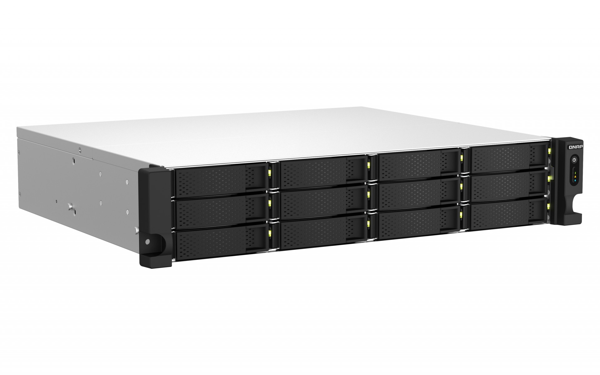 QNAP QNAP TS-1264U-RP NAS Armadio (2U) Intel® Celeron® 8 GB DDR4 0 TB QNAP QTS Alluminio, Nero - SUPPORTI PER LA MEMORIZZAZIONE | TecnoCARE.net Sabaudia, Latina, Terracina, San Felice Circeo e Pontinia