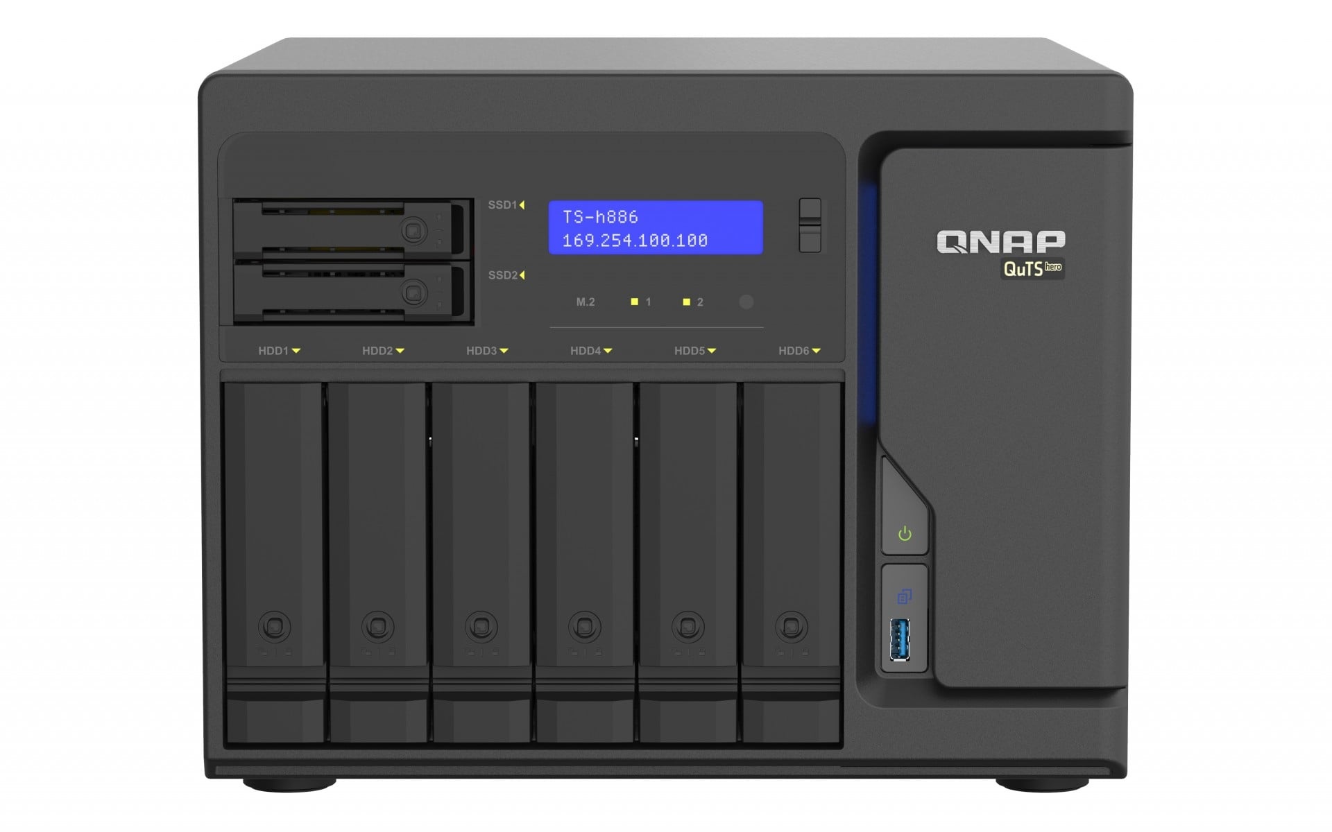 QNAP QNAP TS-h886 NAS Tower Intel® Xeon® D D-1602 8 GB DDR4 0 TB QuTS hero Nero - SUPPORTI PER LA MEMORIZZAZIONE | TecnoCARE.net Sabaudia, Latina, Terracina, San Felice Circeo e Pontinia