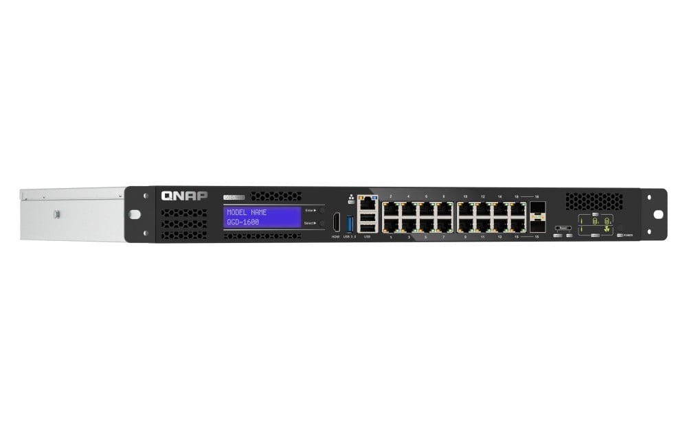 QNAP QNAP QGD-1600 Switch Ethernet Gigabit Gestito con 16 Porte e USB 2.0 - RETI | TecnoCARE.net Sabaudia, Latina, Terracina, San Felice Circeo e Pontinia