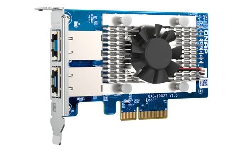 QNAP QNAP QXG-10G2T scheda di rete e adattatore Interno Ethernet 10000 Mbit/s - COMPONENTI | TecnoCARE.net Sabaudia, Latina, Terracina, San Felice Circeo e Pontinia
