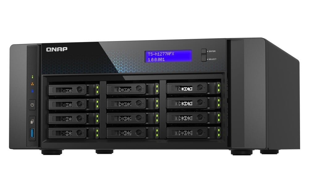 QNAP QNAP TS-H1277AFX-R7-32G server NAS e di archiviazione Tower AMD Ryzen™ 7 32 GB DDR5 0 TB QuTS hero Nero - SUPPORTI PER LA MEMORIZZAZIONE | TecnoCARE.net Sabaudia, Latina, Terracina, San Felice Circeo e Pontinia