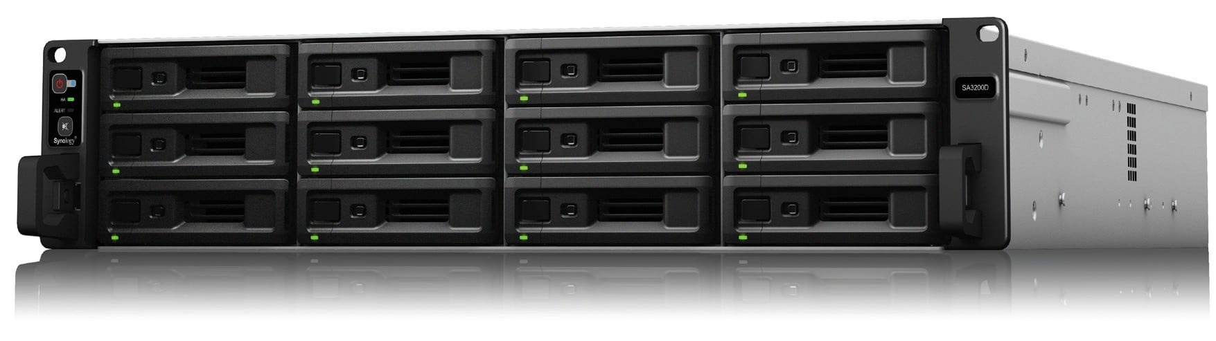 SYNOLOGY Synology RackStation SA3200D server NAS e di archiviazione Armadio (2U) Collegamento ethernet LAN Nero, Grigio D-1521 - SUPPORTI PER LA MEMORIZZAZIONE | TecnoCARE.net Sabaudia, Latina, Terracina, San Felice Circeo e Pontinia
