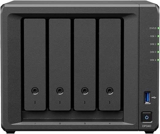 SYNOLOGY Synology DP340 server NAS e di archiviazione Desktop R1600 16 GB 32 TB HDD Nero - SUPPORTI PER LA MEMORIZZAZIONE | TecnoCARE.net Sabaudia, Latina, Terracina, San Felice Circeo e Pontinia