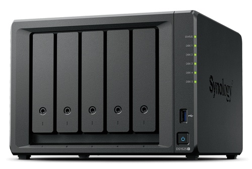 SYNOLOGY Synology DiskStation DS1525+ server NAS e di archiviazione Ryzen Embedded V1500B 8 GB DDR4 0 TB Nero - SUPPORTI PER LA MEMORIZZAZIONE | TecnoCARE.net Sabaudia, Latina, Terracina, San Felice Circeo e Pontinia