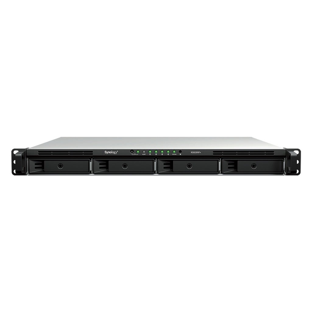SYNOLOGY Synology RackStation RS826RP+ server NAS e di archiviazione Rack (1U) AMD Ryzen V1500B 4 GB DDR4 0 TB DiskStation Manager Nero, Grigio - SUPPORTI PER LA MEMORIZZAZIONE | TecnoCARE.net Sabaudia, Latina, Terracina, San Felice Circeo e Pontinia