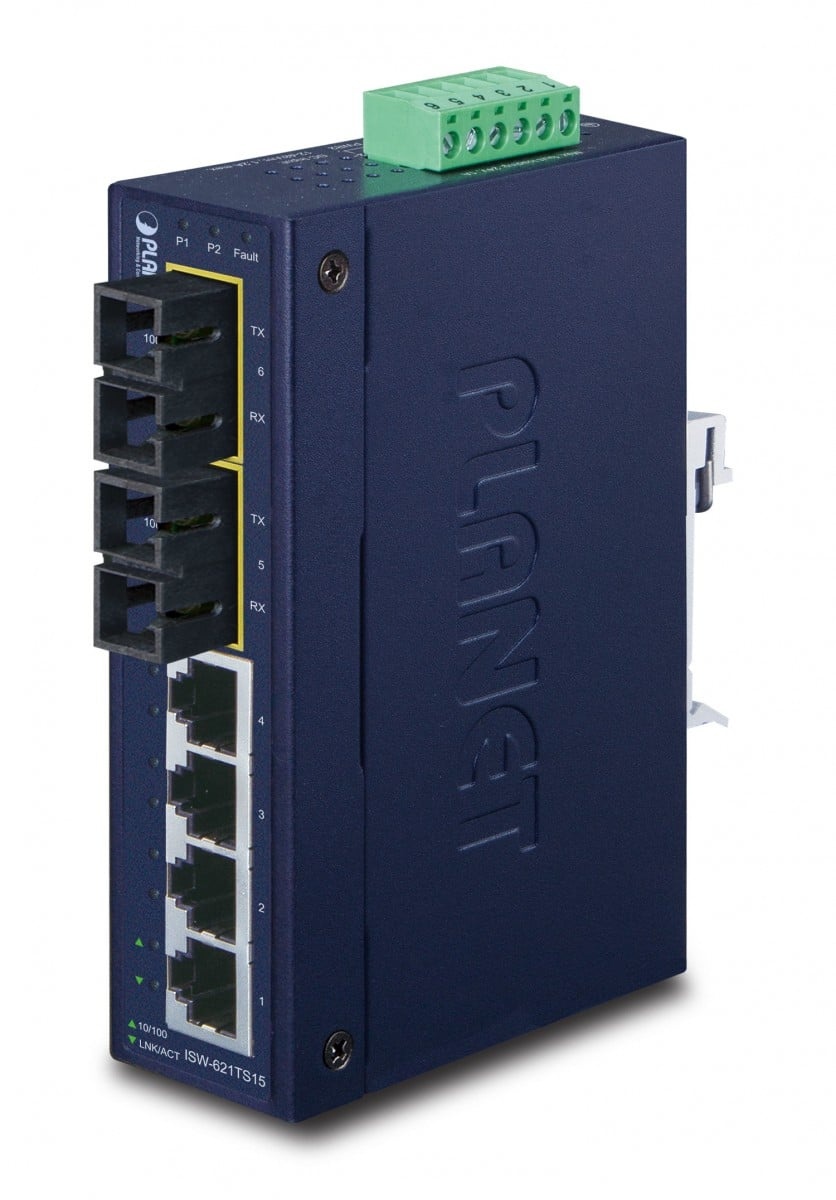 PLANET PLANET ISW-621TS15 switch di rete Non gestito L2 Fast Ethernet (10/100) Blu - RETI | TecnoCARE.net Sabaudia, Latina, Terracina, San Felice Circeo e Pontinia