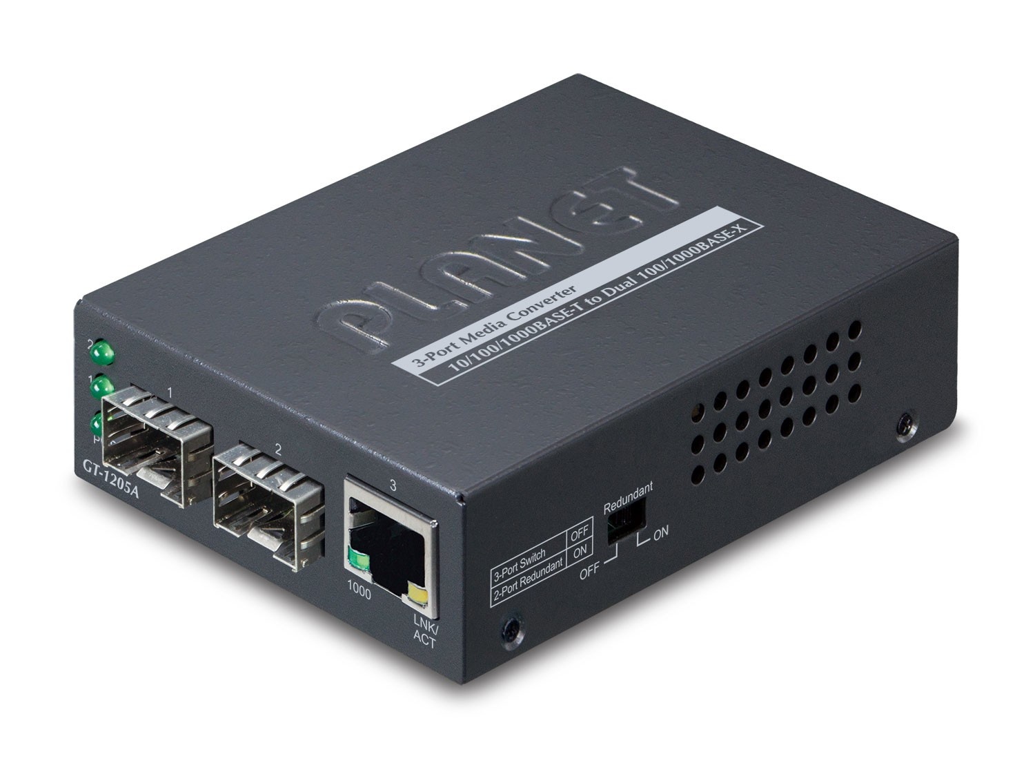 PLANET PLANET GT-1205A convertitore multimediale di rete 1000 Mbit/s Nero - RETI | TecnoCARE.net Sabaudia, Latina, Terracina, San Felice Circeo e Pontinia