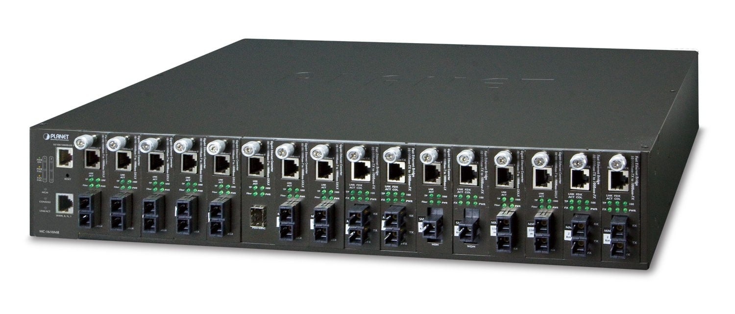 PLANET PLANET MC-1610MR48 convertitore multimediale di rete Nero - RETI | TecnoCARE.net Sabaudia, Latina, Terracina, San Felice Circeo e Pontinia