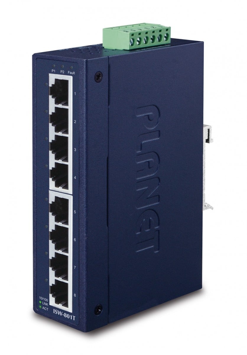 PLANET PLANET ISW-801T switch di rete Non gestito L2 Fast Ethernet (10/100) Blu - RETI | TecnoCARE.net Sabaudia, Latina, Terracina, San Felice Circeo e Pontinia