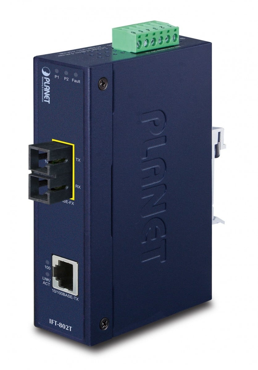 PLANET PLANET IFT-802T convertitore multimediale di rete 200 Mbit/s 1310 nm Blu - RETI | TecnoCARE.net Sabaudia, Latina, Terracina, San Felice Circeo e Pontinia