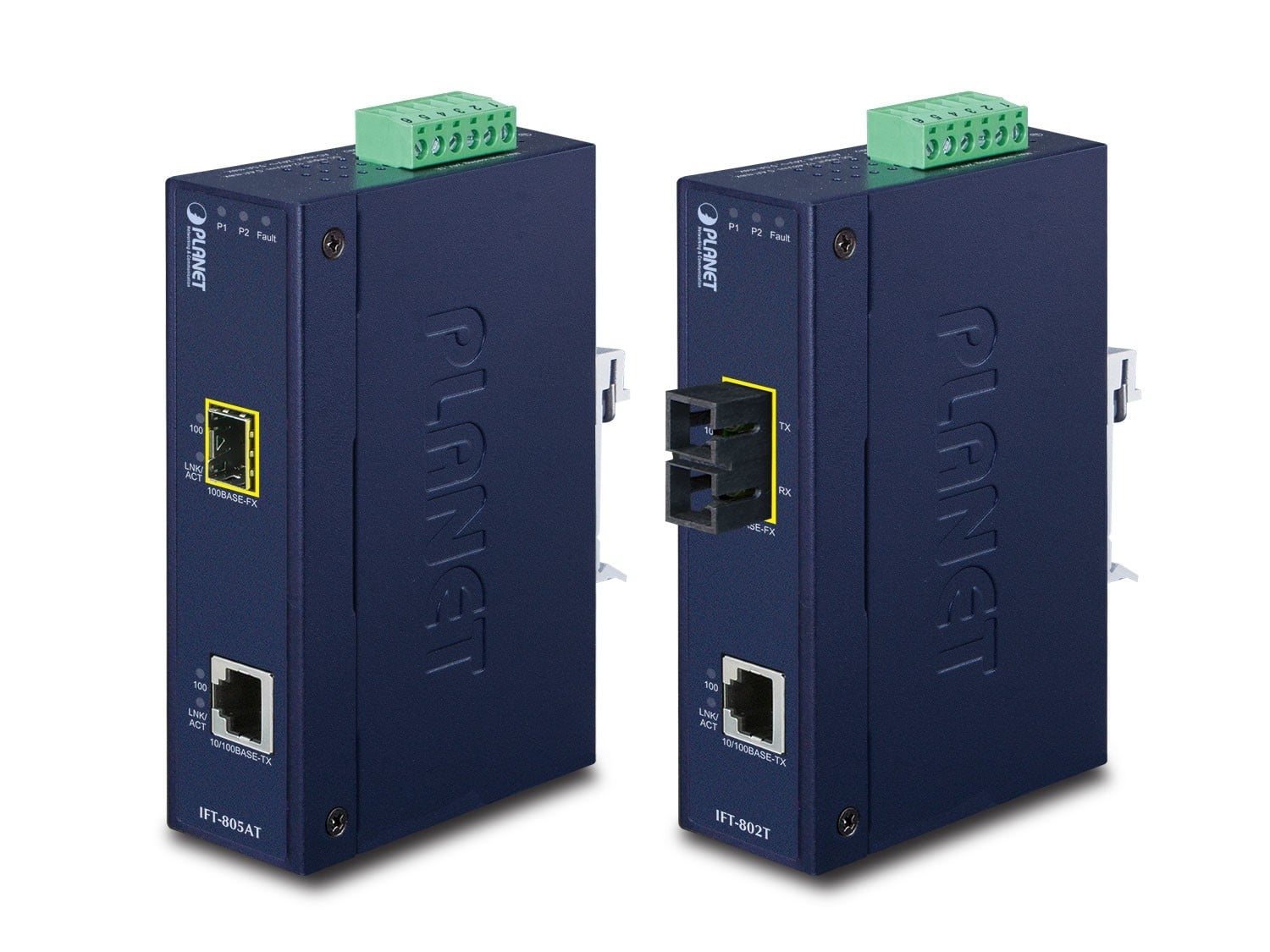 PLANET PLANET IFT-802T convertitore multimediale di rete 200 Mbit/s 1310 nm Blu - RETI | TecnoCARE.net Sabaudia, Latina, Terracina, San Felice Circeo e Pontinia