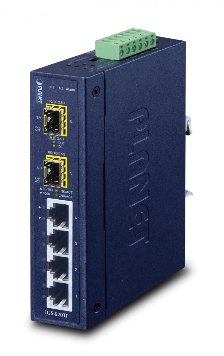 PLANET PLANET IGS-620TF switch di rete Non gestito Gigabit Ethernet (10/100/1000) Blu - RETI | TecnoCARE.net Sabaudia, Latina, Terracina, San Felice Circeo e Pontinia