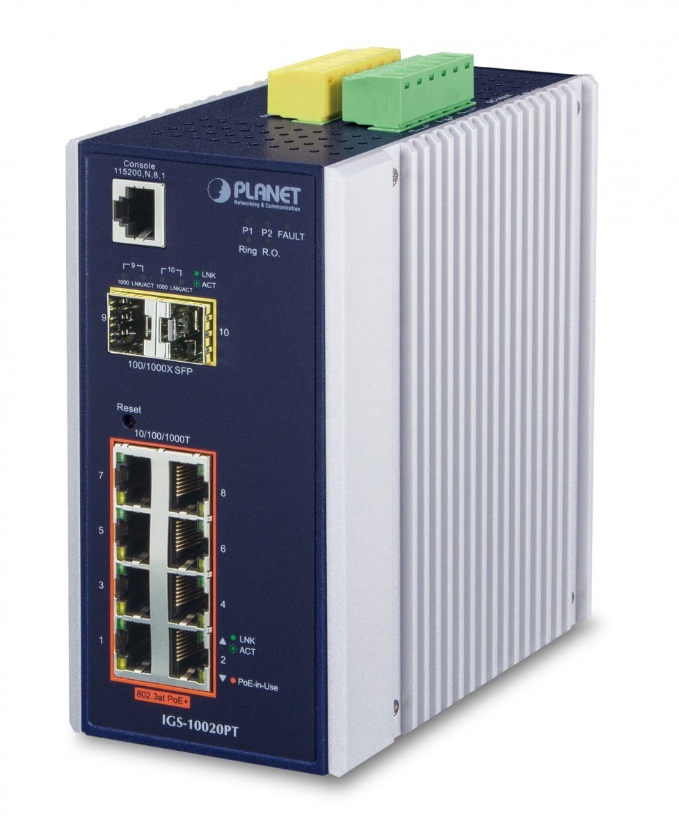 PLANET PLANET IGS-10020PT switch di rete Gestito L3 Gigabit Ethernet (10/100/1000) Supporto Power over Ethernet (PoE) Blu, Bianco - RETI | TecnoCARE.net Sabaudia, Latina, Terracina, San Felice Circeo e Pontinia
