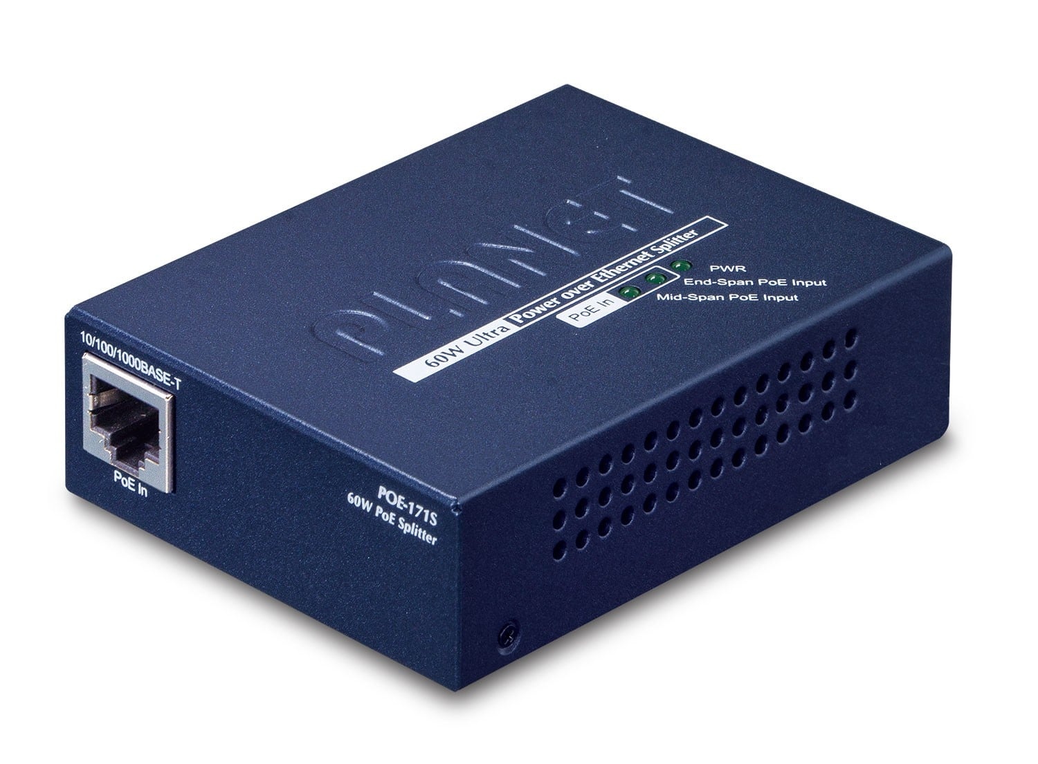 PLANET PLANET POE-171S divisore di rete Blu Supporto Power over Ethernet (PoE) - RETI | TecnoCARE.net Sabaudia, Latina, Terracina, San Felice Circeo e Pontinia