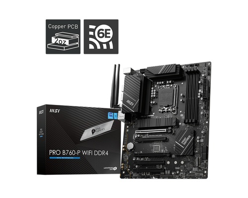 MSI MSI MB B760, PRO B760-P WIFI DDR4, LGA 1700, 4DDR4, 5PCI-Ex16, 3M.2, 4SATA3.0 - MAINBOARD | TecnoCARE.net Sabaudia, Latina, Terracina, San Felice Circeo e Pontinia