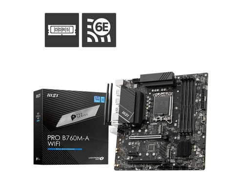 MSI MSI MB B760, B760M-A WIFI, LGA 1700, 4DDR5, 2PCI-Ex16, 1PCI-Ex1, 2M.2, 4SATA3, MATX - MAINBOARD | TecnoCARE.net Sabaudia, Latina, Terracina, San Felice Circeo e Pontinia