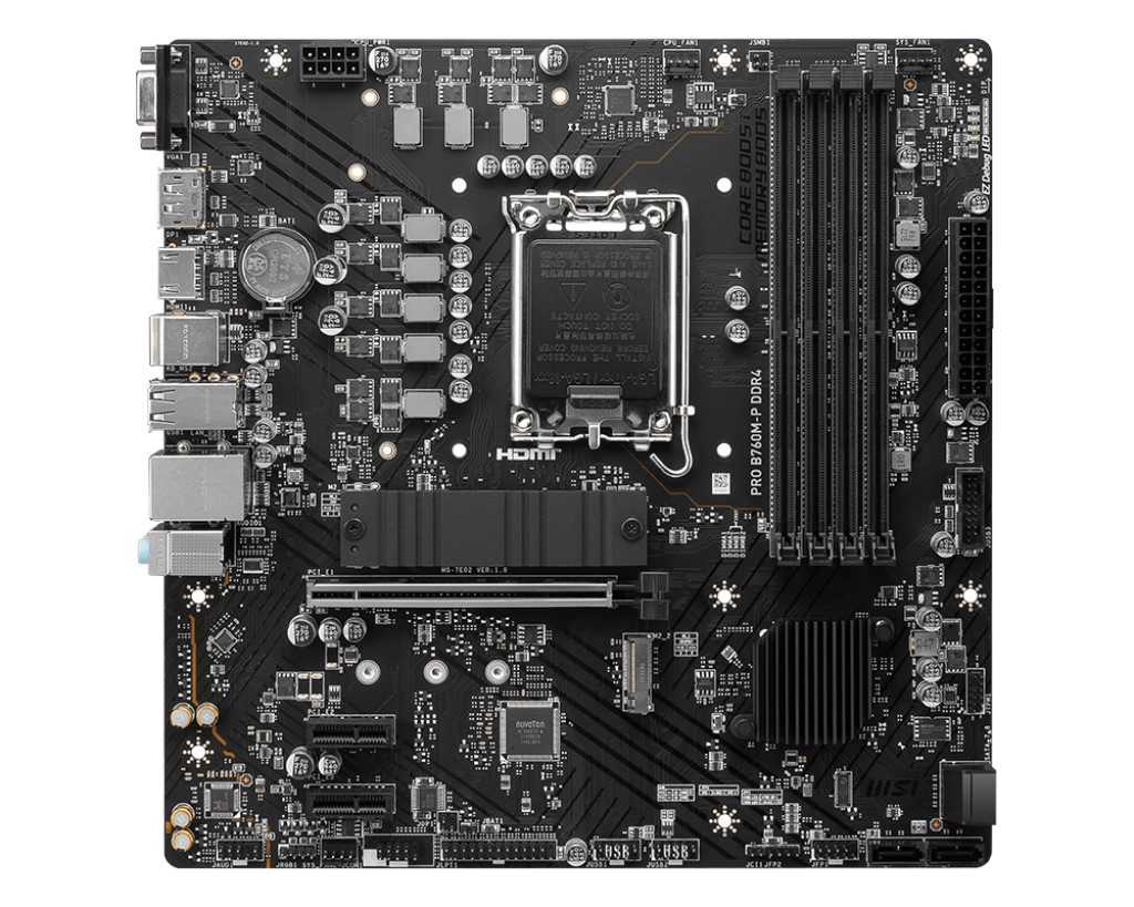 MSI MSI MB B760, PRO B760M-P, LGA 1700, 4DDR5, 1PCI-Ex16, 2PCI-Ex1, 2M.2, 4SATA3 - MAINBOARD | TecnoCARE.net Sabaudia, Latina, Terracina, San Felice Circeo e Pontinia