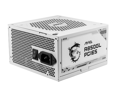 MSI MSI ALIMENTATORE MAG A850GL PCIE5, EU, 850W, FULLY-MODULAR, 80 PLUS GOLD WHITE - ALIMENTATORI | TecnoCARE.net Sabaudia, Latina, Terracina, San Felice Circeo e Pontinia