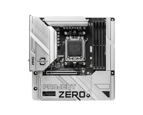 MSI MSI MB AMD B650M PROJECT ZERO,GAMING, B650,AM5,4DDR5,1PCI-Ex16,1PCI-Ex1,2M.2,4SATA3,1USB3.2 - MAINBOARD | TecnoCARE.net Sabaudia, Latina, Terracina, San Felice Circeo e Pontinia