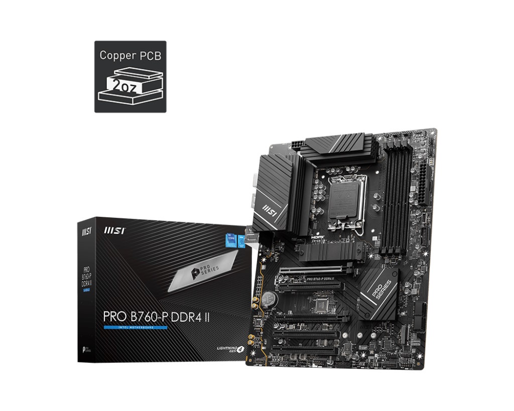 MSI MSI MB B760, B760-P PRO, LGA1700,4DDR4,5PCI-EX16,M.2(1*KEY E+2*KEY M),4SATA3,1USB3.2 - MAINBOARD | TecnoCARE.net Sabaudia, Latina, Terracina, San Felice Circeo e Pontinia