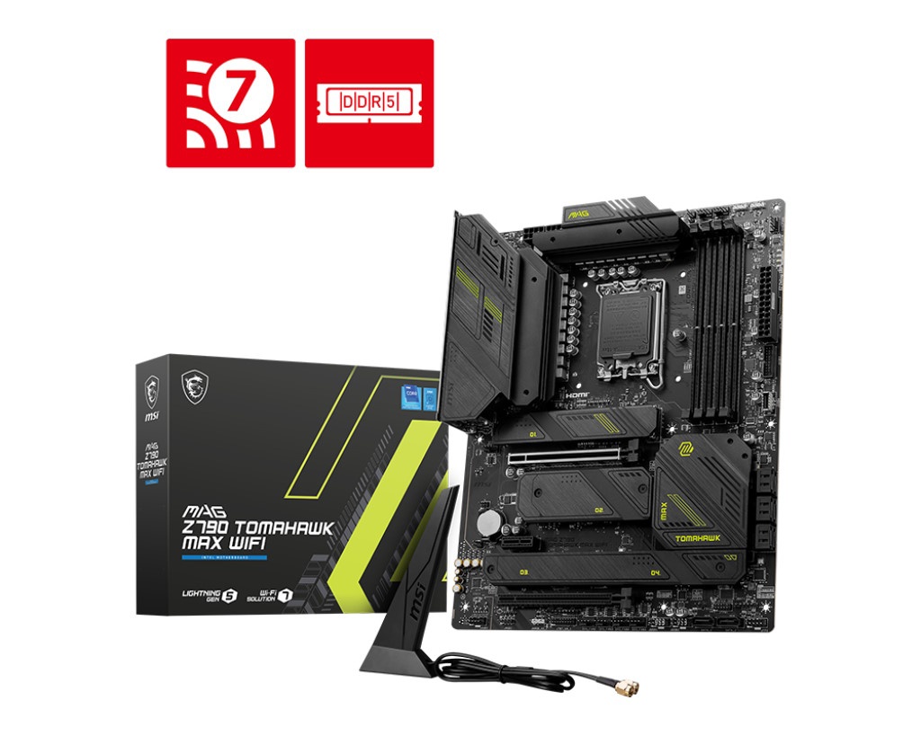 MSI MSI MB Z790, MAG Z790 GAMING TOMAHAWK MAX WIFI, LGA 1700, 4DDR5, 2PCI-Ex16, 1PCI-Ex1, 4M.2, 8SATA3 - MAINBOARD | TecnoCARE.net Sabaudia, Latina, Terracina, San Felice Circeo e Pontinia