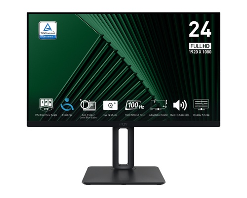 MSI MSI MONITOR 23.8 LED IPS 16:9 FHD 1MS 100Hz, DP/HDMI, PIVOT, MULTIMEDIALE - MONITOR LED | TecnoCARE.net Sabaudia, Latina, Terracina, San Felice Circeo e Pontinia