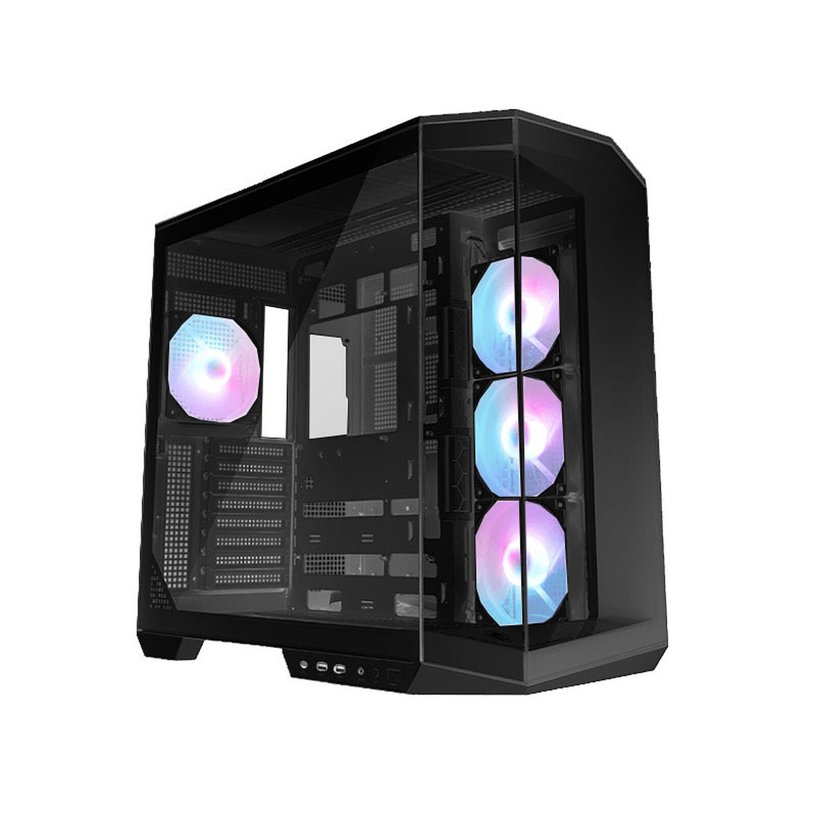 MSI MSI MAG PANO 100R PZ, Global, 2xUSB 3.2 Gen 1, 1xUSB 3.2 Gen2 Type-C, 3x120mm ARGB Reverse Blade Fan - CASE | TecnoCARE.net Sabaudia, Latina, Terracina, San Felice Circeo e Pontinia