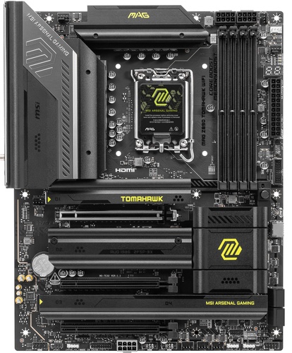 MSI MSI MB MAG Z890 GAMING TOMAHAWK WIFI, Z890, LGA1851, 4DDR5, 3PCIEX16,4M.2,4SATA3,2USB 4,1USB3.2 GEN2 - MAINBOARD | TecnoCARE.net Sabaudia, Latina, Terracina, San Felice Circeo e Pontinia
