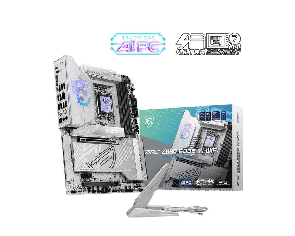 MSI MSI MB MPG Z890 EDGE TI GAMING, WIFI, STD MPG Z890 EDGE TI WIFI,Z890,LGA1851,4DDR5,2PCI-EX16,1PCI-EX - MAINBOARD | TecnoCARE.net Sabaudia, Latina, Terracina, San Felice Circeo e Pontinia