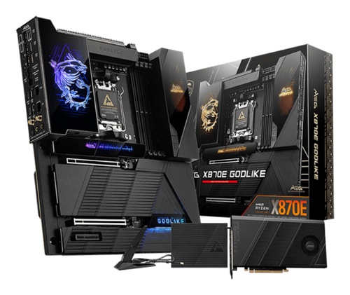 MSI MSI MB MEG X870E GODLIKE,X870E,AM5,4DDR5,2PCI-Ex16,5M.2,4SATA3,2USB4,1USB3.2 Gen2x2,13USB3 - MAINBOARD | TecnoCARE.net Sabaudia, Latina, Terracina, San Felice Circeo e Pontinia