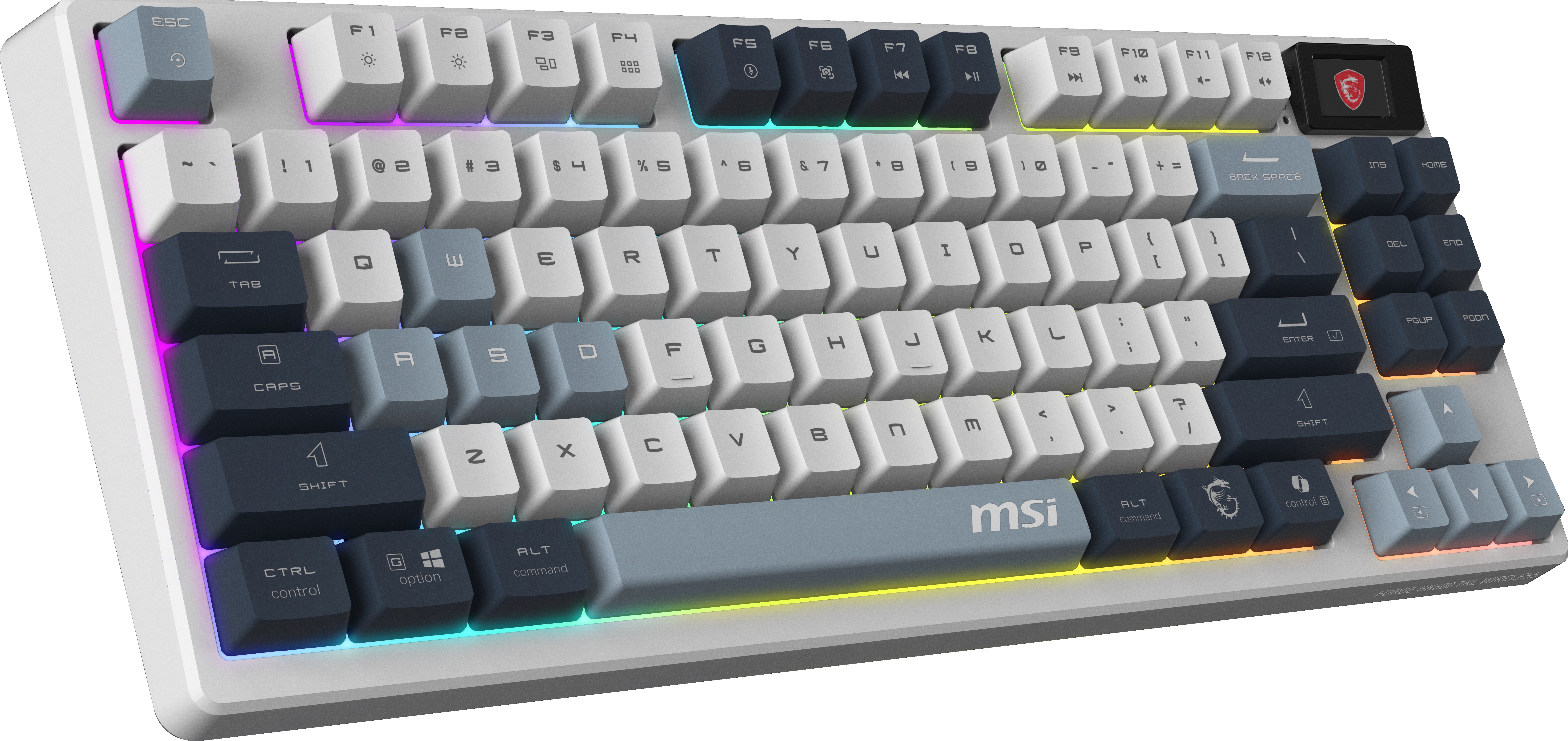 MSI MSI  GK600 BLUE FORGE KEYBOARD ITA  WHITE DARK BLUE25 LIGHT - TASTIERE | TecnoCARE.net Sabaudia, Latina, Terracina, San Felice Circeo e Pontinia