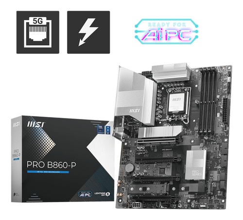 MSI MSI MB INTEL PRO B860-P ATX DDR5, 2PCI-Ex16, 2PCI-Ex1, 4SATA3 - MAINBOARD | TecnoCARE.net Sabaudia, Latina, Terracina, San Felice Circeo e Pontinia