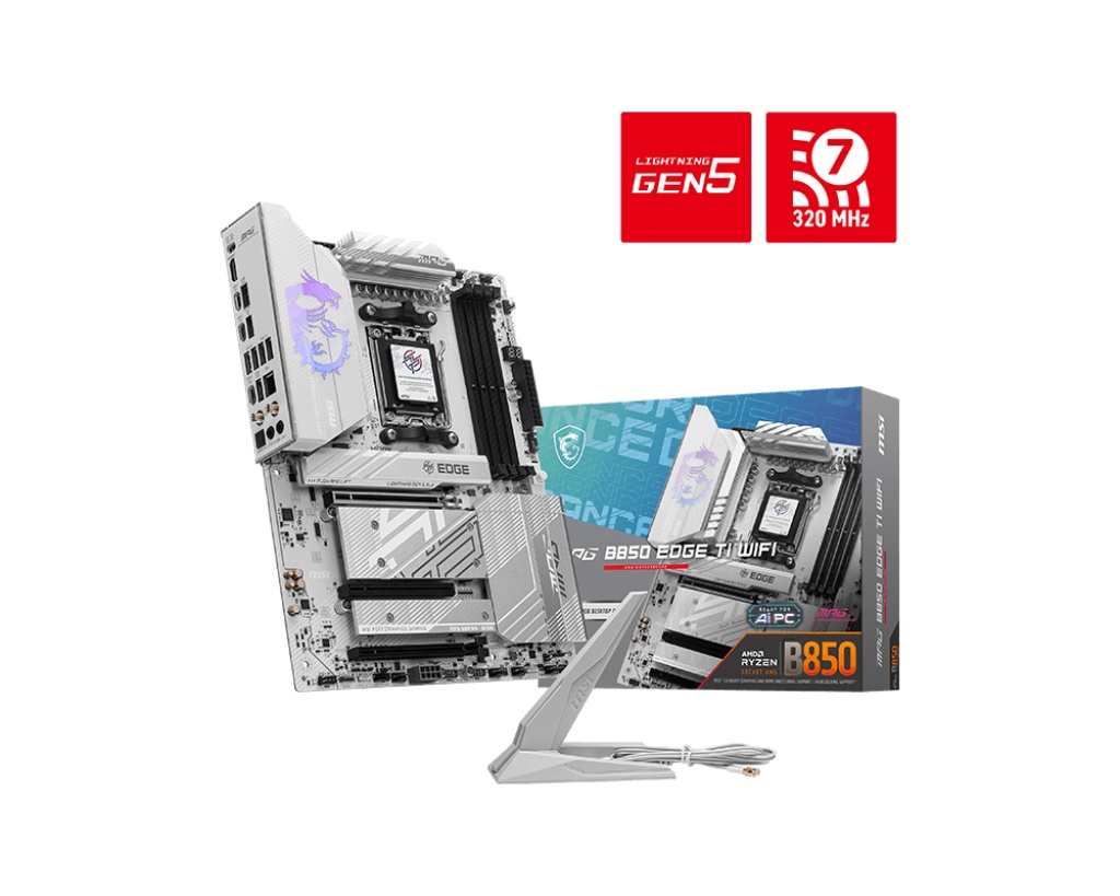 MSI MSI MB AMD MPG B850 EDGE TI WIFI , ATX, AM5, DDR5, 3PCI-Ex16, 4SATA3 - MAINBOARD | TecnoCARE.net Sabaudia, Latina, Terracina, San Felice Circeo e Pontinia