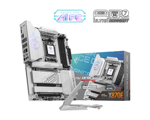 MSI MSI MB AMD MPG X870E EDGE TI WIFI , ATX, AM5, DDR5, 3PCI-Ex16, 4SATA3 - MAINBOARD | TecnoCARE.net Sabaudia, Latina, Terracina, San Felice Circeo e Pontinia