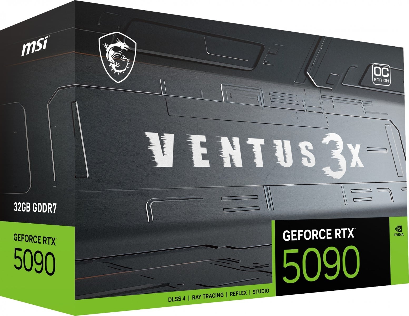 MSI MSI GeForce RTX 5090 Ventus 3X OC 32GB GDDR7 DLSS4 - COMPONENTI | TecnoCARE.net Sabaudia, Latina, Terracina, San Felice Circeo e Pontinia