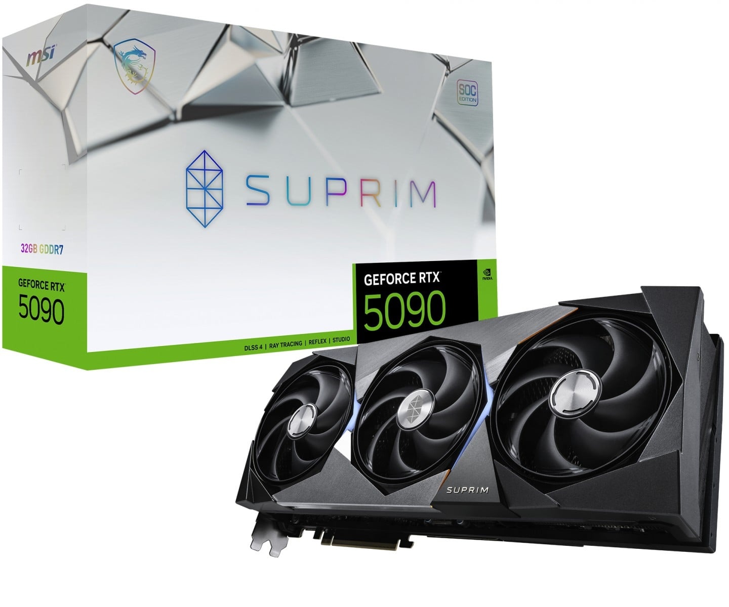 MSI MSI GeForce RTX 5090 Suprim SOC 32GB GDDR7 DLSS4 - COMPONENTI | TecnoCARE.net Sabaudia, Latina, Terracina, San Felice Circeo e Pontinia