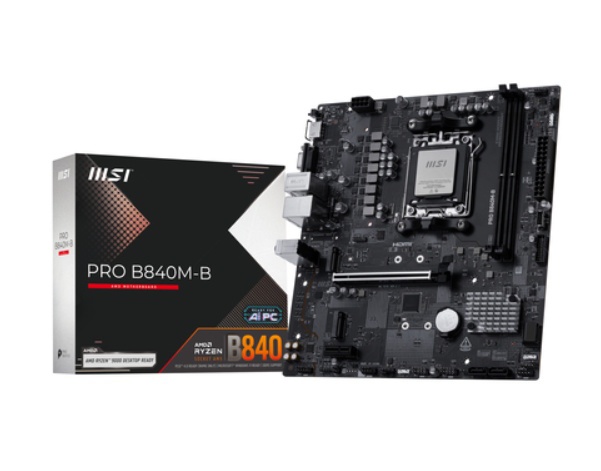 MSI MSI MB MS-7E76PRO B840M-B601-7E76-020,21801-7E76-002STD PRO B840M-B,B840,AM5,2DDR5,1PCI-Ex16,1PC - MAINBOARD | TecnoCARE.net Sabaudia, Latina, Terracina, San Felice Circeo e Pontinia