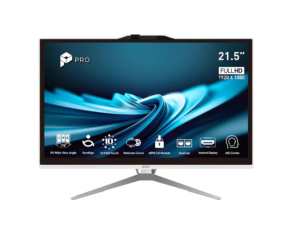 MSI MSI PC AIO 21,5" WHITE TOUCH i5-14400 16GB 512GB SSD WIN 11 PRO - ALL IN ONE | TecnoCARE.net Sabaudia, Latina, Terracina, San Felice Circeo e Pontinia