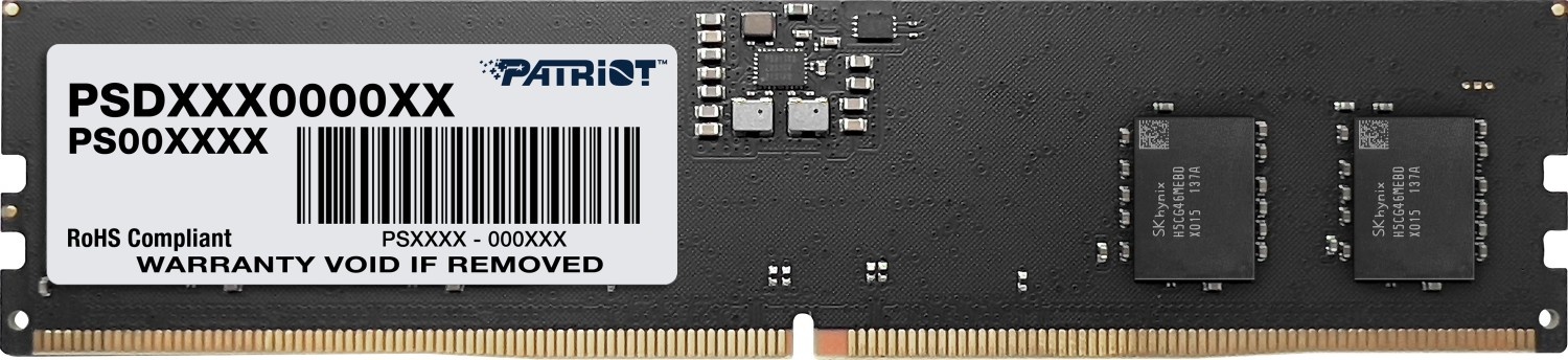PATRIOT PATRIOT RAM DIMM 8GB DDR 5 5200MHZ - MEMORIE RAM | TecnoCARE.net Sabaudia, Latina, Terracina, San Felice Circeo e Pontinia