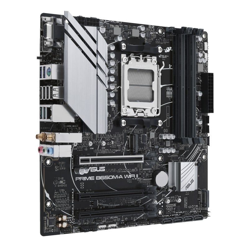 ASUS ASUS PRIME B650M-A WIFI II AMD B650 Socket AM5 micro ATX - COMPONENTI | TecnoCARE.net Sabaudia, Latina, Terracina, San Felice Circeo e Pontinia