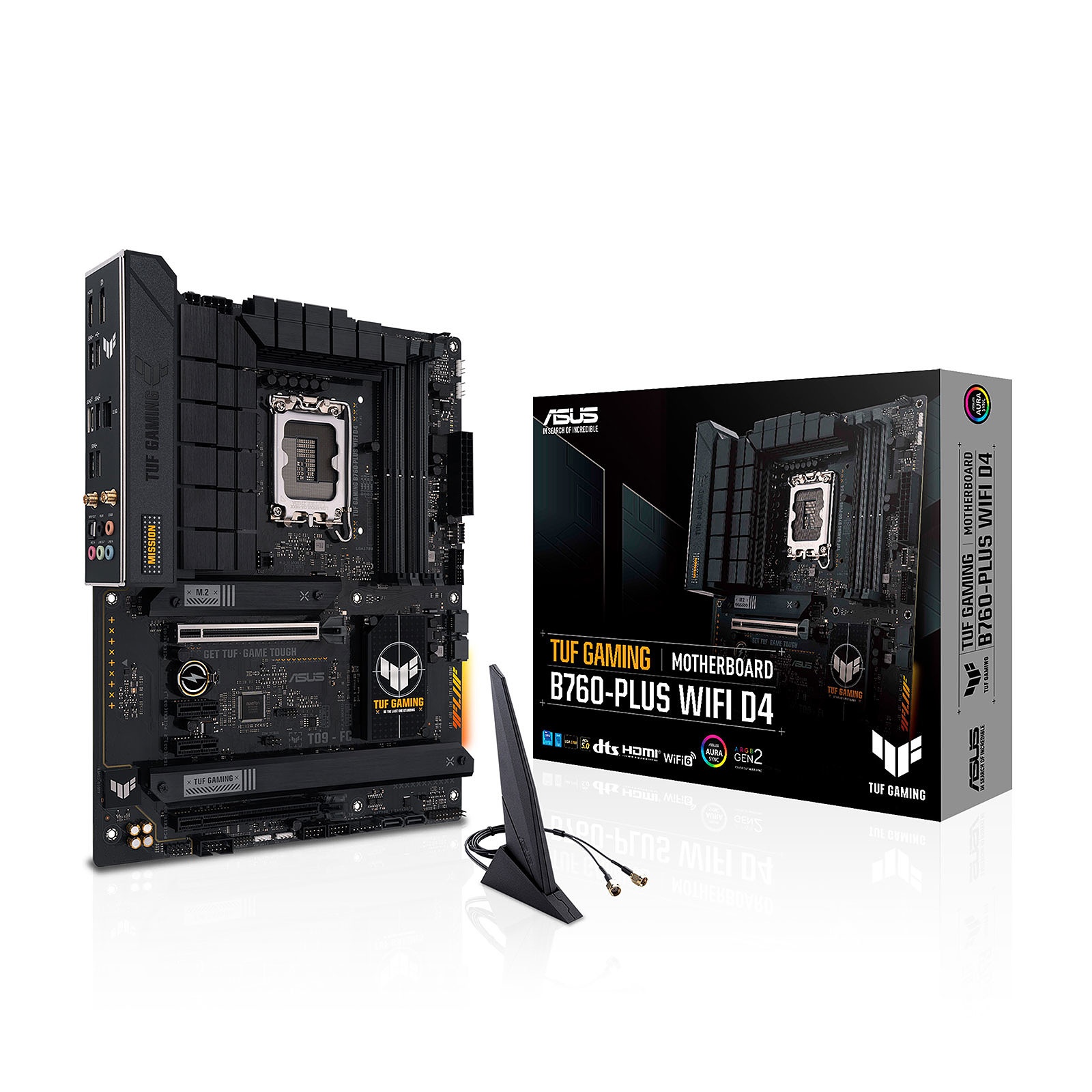 ASUS ASUS MB B760, TUF GAMING B760-PLUS WIFI, LGA 1700, 4DDR5, USB3.2 GEN 2X2, 90MB1ER0-M0EAY0 - MAINBOARD | TecnoCARE.net Sabaudia, Latina, Terracina, San Felice Circeo e Pontinia