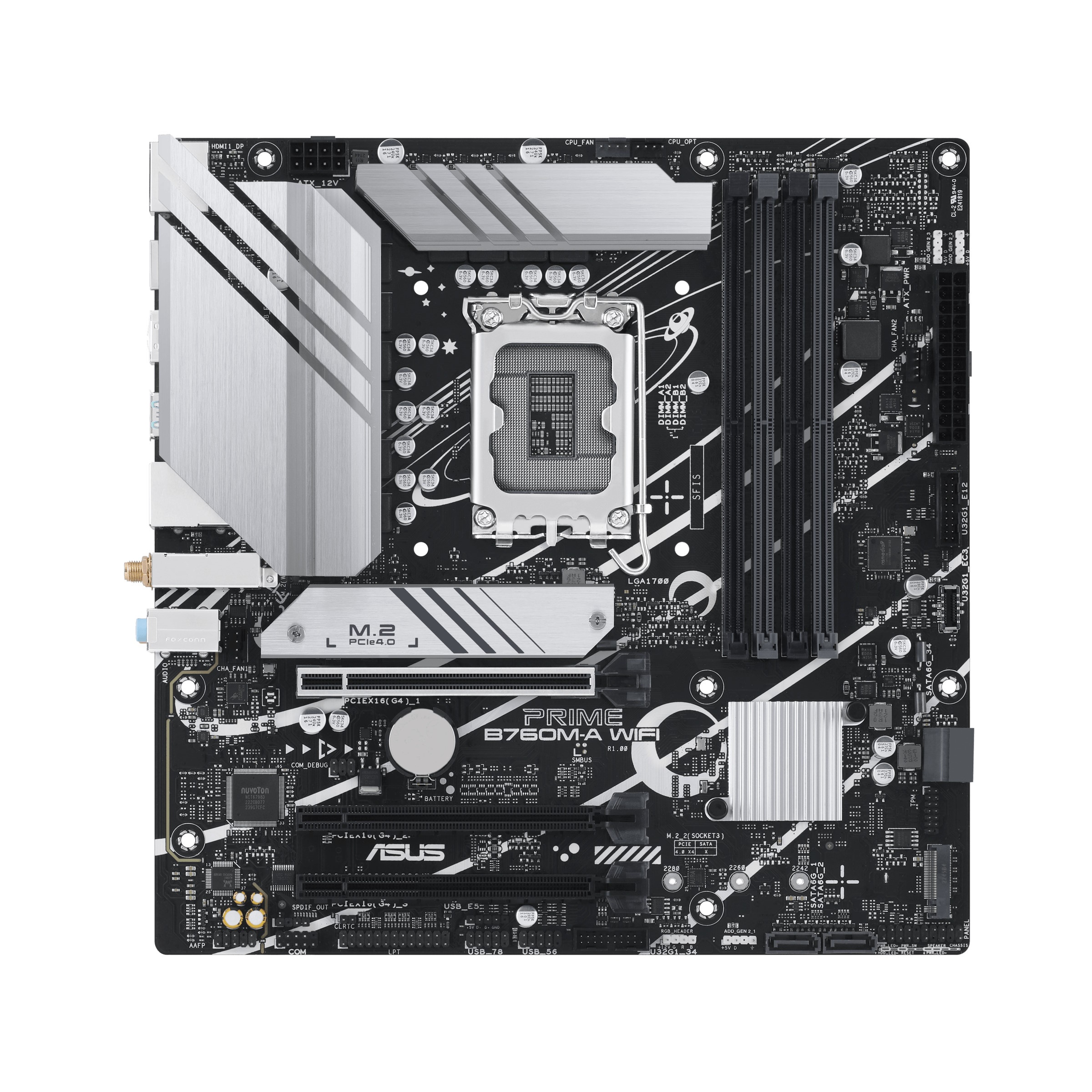 ASUS ASUS MB B760, PRIME B760M-A WIFI, LGA 1700, WIFI6, 4DDR5, 90MB1EL0-M1EAY0 - MAINBOARD | TecnoCARE.net Sabaudia, Latina, Terracina, San Felice Circeo e Pontinia