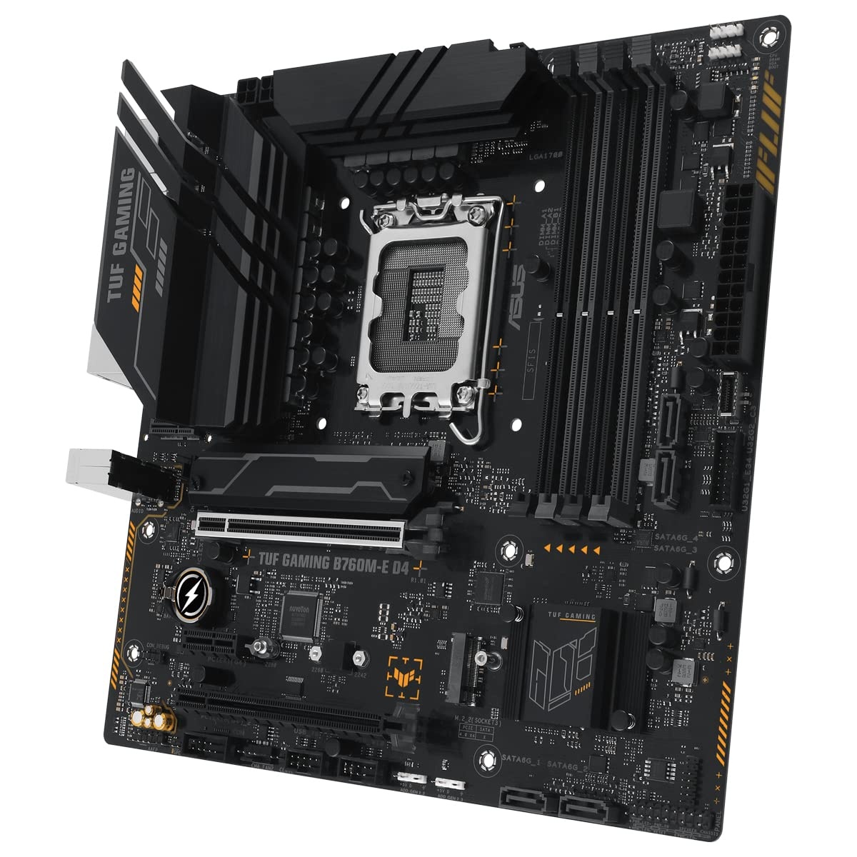 ASUS ASUS MB B760, TUF GAMING B760M-BTF WIFI D4, LGA 1700, DDR4, MATX, 90MB1E50-M0EAY0, HYDDEN CONNECTOR - MAINBOARD | TecnoCARE.net Sabaudia, Latina, Terracina, San Felice Circeo e Pontinia