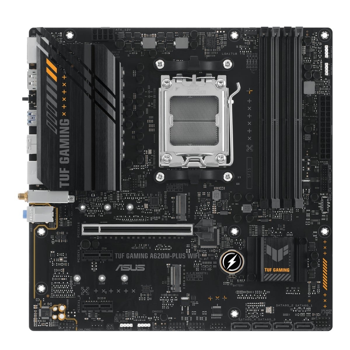 ASUS ASUS TUF GAMING A620M-PLUS WIFI AMD A620 Socket AM5 micro ATX - COMPONENTI | TecnoCARE.net Sabaudia, Latina, Terracina, San Felice Circeo e Pontinia