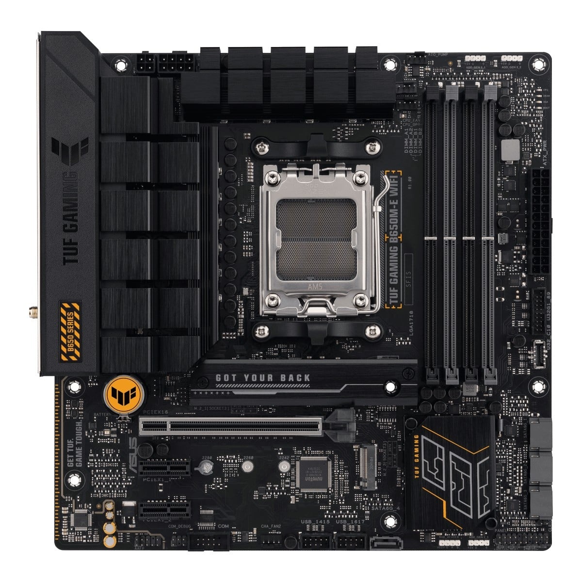 ASUS ASUS TUF GAMING B650M-E WIFI AMD B650 Socket AM5 micro ATX - COMPONENTI | TecnoCARE.net Sabaudia, Latina, Terracina, San Felice Circeo e Pontinia