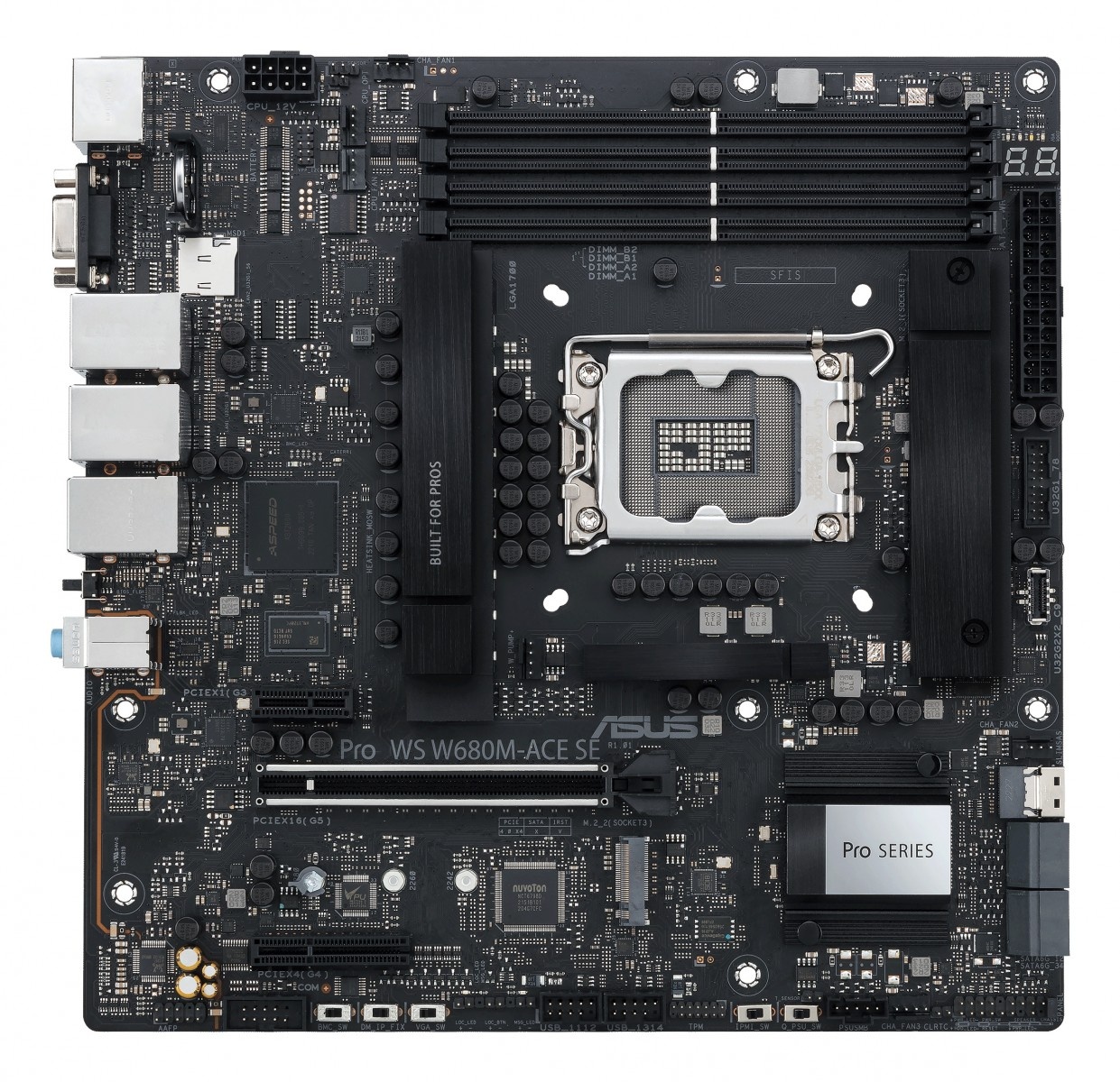 ASUS ASUS PRO WS W680M-ACE SE Intel W680 LGA 1700 micro ATX - COMPONENTI | TecnoCARE.net Sabaudia, Latina, Terracina, San Felice Circeo e Pontinia