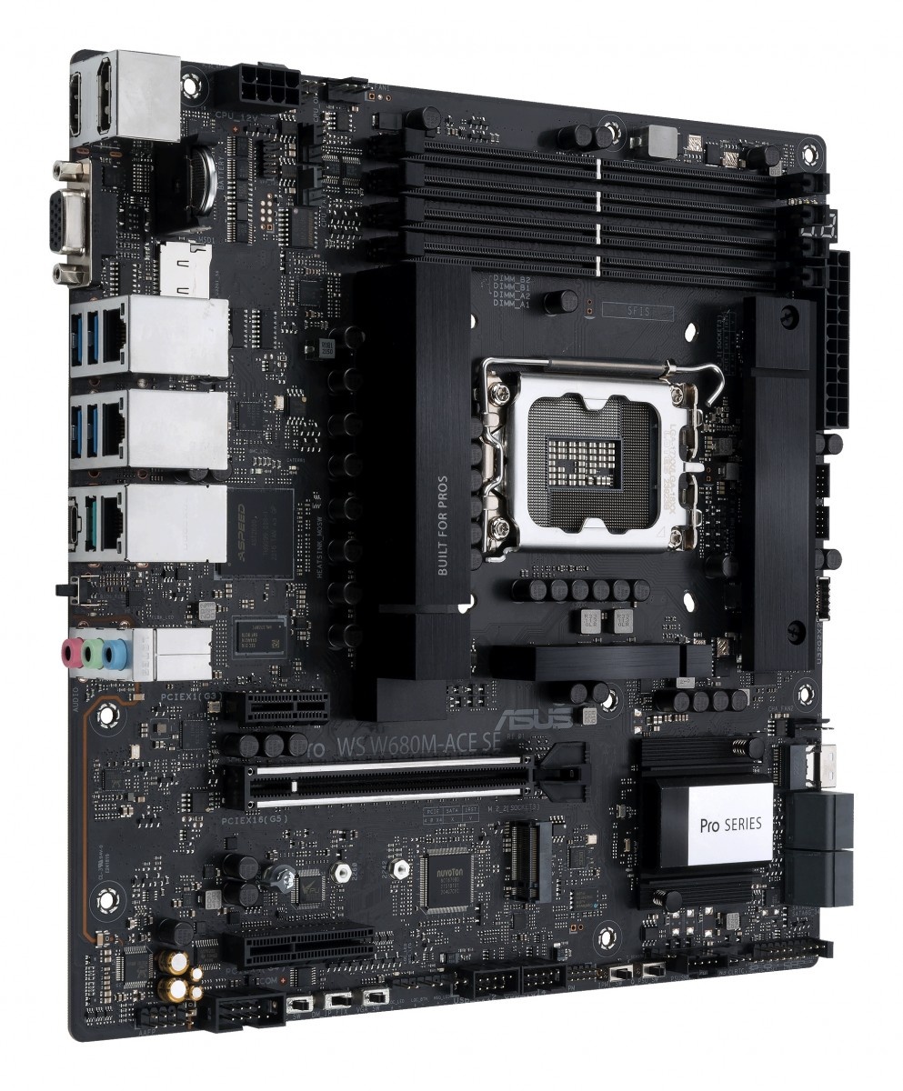 ASUS ASUS PRO WS W680M-ACE SE Intel W680 LGA 1700 micro ATX - COMPONENTI | TecnoCARE.net Sabaudia, Latina, Terracina, San Felice Circeo e Pontinia
